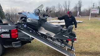 Dockmaster Wheeled Snowmobile Ramp [upl. by Atelra]