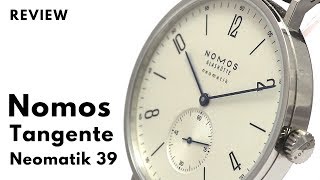 I Was WRONG Nomos Tangente Neomatik 39 Watch Review [upl. by Delphina375]