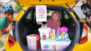 RERE JADI PENJUAL ES KRIM DIMOBIL NYASAR KE TEMPAT ZOMBIE BERDARAH [upl. by Pollak625]