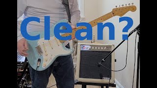 Monoprice 15 Watt demo with a Fender Strat [upl. by Nordin]