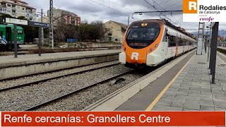 Granollers Centre  Rodalies Catalunya  Estación de Renfe 4K [upl. by Gill453]