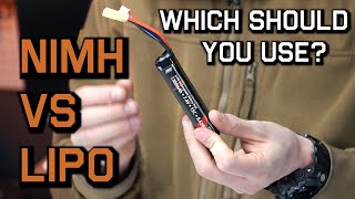 Beginner Breakdown Nimh And Lipo Batteries  Fox Airsoft [upl. by Aeirdna]