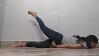 How to do ArdhSalabhasanaSalabhasana Locust Pose [upl. by Curren]