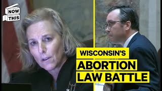 Wisconsin Supreme Court 1849 Abortion Law Is a ‘Death Warrant’ [upl. by Ettenyl]