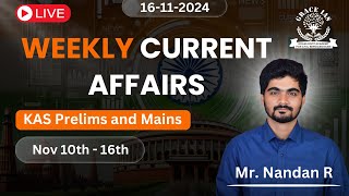 Weekly Currently Affairs  5  KAS Prelims and Mains  Nandan R [upl. by Shore]