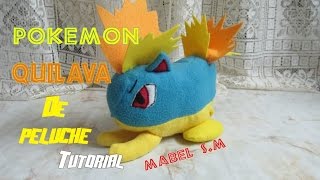 Cómo hacer un pokémon quilava de peluche con moldes [upl. by Barker]