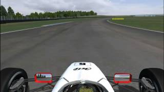 Formula Ford Thruxton Full Race Onboard  rFactor [upl. by Inahc]