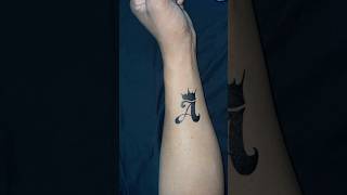 A letter tattoo design tattoo tattooart tattooideas tattoodesigns art ytshorts [upl. by Theron274]