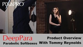 PIXAPRO DeepPara Parabolic Softbox Review ft CITI600 strobe  with Tommy Reynolds [upl. by Yot]