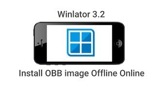 Cara Install Winlator 32 OBB Image 64bit Offline dan Online diHP Windows Emulator [upl. by Ramat]