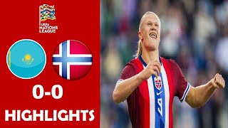 Kazakhstan vs Norway 00 Highlights  Nations League 2024 [upl. by Blanchard]