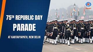 75th Republic Day Parade at Kartavyapath  Republic Day Parade  26th January 2024 [upl. by Ocirema961]