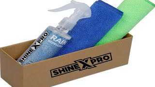 ShineXPro Rain RepellentProduct Review [upl. by Drhcir349]