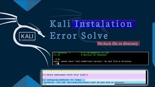 Configure Nethunter Error Kali Linux in termux  Kali Linux Error no such file directory  Termux [upl. by Attesoj]