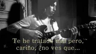 Amy Winehouse  A Song For You Spanish Subtitles [upl. by Eedyaj]