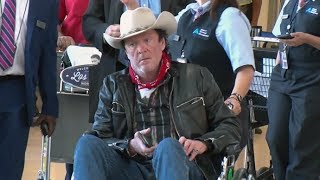 Michael Madsen Looks Very Sick Gets Wheelchair Service At LAX Airport [upl. by Kendal]