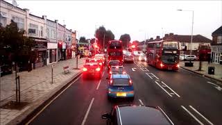 FULL ROUTE VISUAL  London Bus Route 103 Rainham Interchange To Chase Cross  DW235 LJ59 AEE [upl. by Nodaj426]