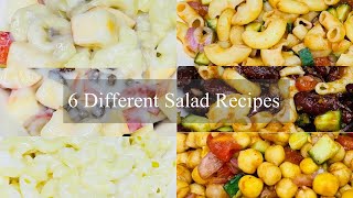 6 Best Salad recipes सलाद बारSalad Bar Easy and tasty [upl. by Anig]