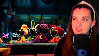 Catnap is SCARY  Poppy Playtime Chapter 3 Trailer Reaction [upl. by Carey]