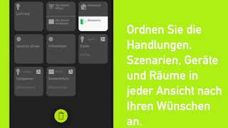 dS Smart HomeApp Tutorial quotSzenarien und Geräte anordnenquot Android [upl. by Idnahc]