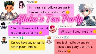 Drama unfolds at Allukas second annual Tea Party HxH Texting Story [upl. by Titos728]