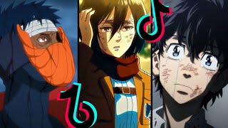 Sad Anime Moments TikTok Compilation [upl. by Annice]