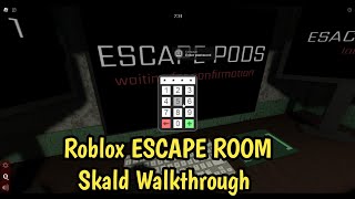 Roblox ESCAPE ROOM Skald  Full Walkthrough  How To Escape From Skald Map In ESCAPE ROOM [upl. by Seravat655]