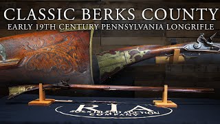 Angstat Attributed Berks County Pennsylvania Longrifle  Featured in quotThe Kentucky Riflequot by Dillin [upl. by Yzzo]