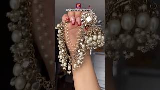 MeeshoHugeTrendy sharara earing unboxing  Meesho Ka hain Suchi short shortsviralvideo youtube [upl. by Bruis]