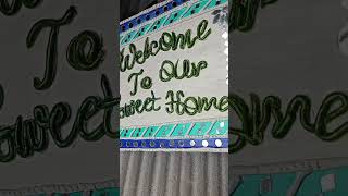 🌼Nameplate home decor 🌼artonyoutube artist homedecor trendingsongtrendingshorts youtubeshorts [upl. by Notlrak]