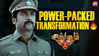 Suriya’s Ultimate Transformation Scene🔥  Singam 2  Santhanam  Anushka Shetty  Sun NXT [upl. by Sybyl308]