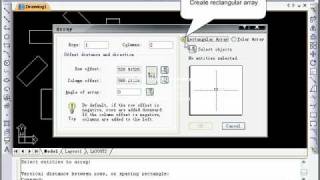 ZWCAD Tutorial arrayavi [upl. by Warford]