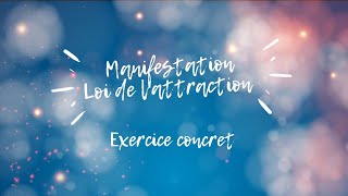 Manifestation quest ce que cest concrètement et exercice concret ✨ [upl. by Rusert290]