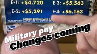 Army Pay changes are coming army [upl. by Nurat]