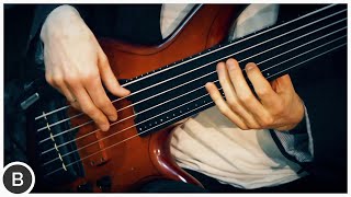 AMAZING FRETLESS BASS PLAYER [upl. by Eilarol]