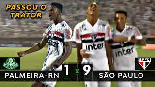 MAIOR GOLEADA DA COPINHA 2020  PalmeiraRN 1 x 9 São Paulo  Melhores Momentos HD Copa São Paulo [upl. by Taylor]