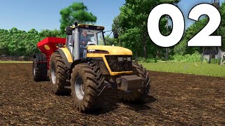 Farming Simulator 25  Part 2  Working the Fields with New Machinery [upl. by Ennayr]