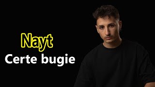 Nayt – Certe bugie TestoLyrics [upl. by Lesoj]