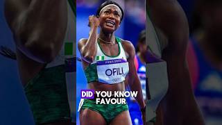 Favour Ofili makes Nigeria proud at the Paris 2024 Olympics paris2024 summerolympics nigeria [upl. by Naghem]