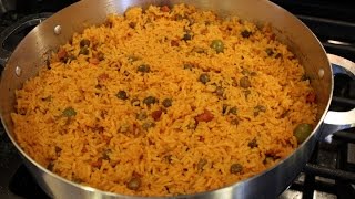 How To Make Authentic Puerto Rican Arroz Con Gandules  Party Rice [upl. by Eleanor]