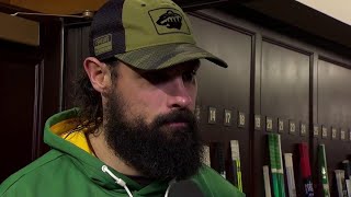 Wilds Zach Bogosian after loss Weve just got to stick with it [upl. by Bertila]