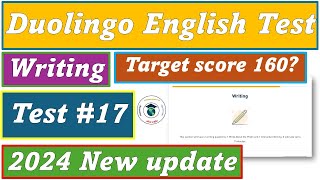 Writing Test  Practice Set 16  2024 New update Duolingo English Test [upl. by Avivah]