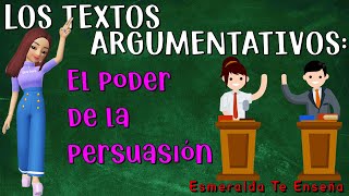 📒El Texto Argumentativo Partes Características y Ejemplo✍️ [upl. by Zilevi]