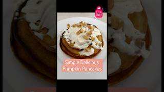 How to make PUMPKIN pancakes🎃Perfect fall twist recipe TUTORIAL🍂Halloween weekend vibes [upl. by Ynnatirb703]