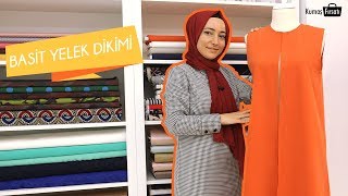 Yeni Başlayanlar için Basit Yelek Dikimi Nebihan Akça  Easy Vest Sewing for Beginners Nebihan Akça [upl. by Notsuoh]