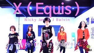 X Equis Nicky Jam amp J Balvin  Easy Dance Fitness Choreography  ZIN™  Wooks Zumba® Story [upl. by Gilberte]