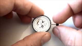 ETA 805112 ANALOGUE QUARTZ SWISS WATCH MOVEMENT BATTERY 377  SR626SW [upl. by Almire]