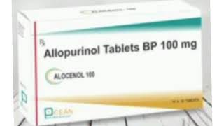 ALOCENOL 100 Tablets Allopurinol Tablets BP 100 mg [upl. by Cardinal]