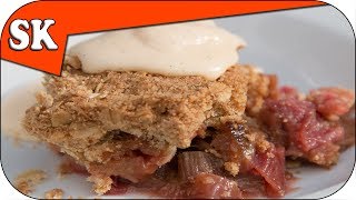 RHUBARB CRUMBLE RECIPE [upl. by Hanas]