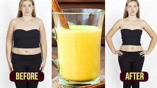 How to Lose Stomach Fat Fast  Turmeric Tea Weight Loss  Fat Burning Tea [upl. by Hickey]